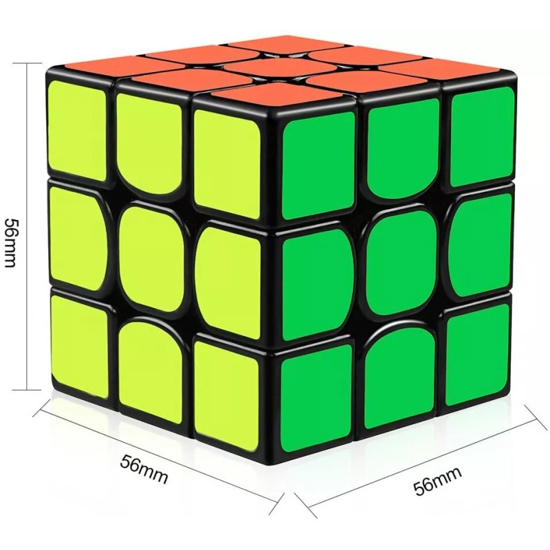 Z cube 3x3x3 Ultra-smooth Carbon Fiber Twist Puzzle Magic Cube