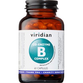 Viridian Viridian - Co-Enzyme B Complex - 60 Capsules | B Vitamins in Methylated & Phosphorylated Forms | Vitamins B1, B2, B3, B5, B6 & B12 | Reduce Tiredness & Fatigue | Nutritionist Formulated