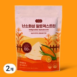 [Unferrated sugar] Indigestible maltodextrin 100% dietary fiber Psyllium husk powder for constipation prevention Gluten-free, 1kg, 2 pieces / [무화당] 난소화성 말토덱스트린 100% 식이섬유 쾌변 변비예방 차전자피 분말 글루텐프리, 1kg, 2개
