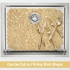 Yolife Pebble Sink Mats for Stainless Steel Sink, 2 PCS