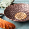 NKlaus 19 cm Incense Bowl Flower of Life Aluminium Antique