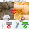 2pcs Mini Snack Bag Sealing Machine, Portable Heat Sealer Handheld