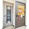 Mars-Rock Over The Door Metal Hooks with Plastic Coating 10"