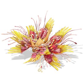 Piececool 3D Puzzle Metal Paper Crane Symbolizing Leo, 12 Constellations Craft Model Kits for Adults to Build, 3D Puzzles Adult Teens for Stainless Steel, Gift, Decoration, Collection, 57 Pieces