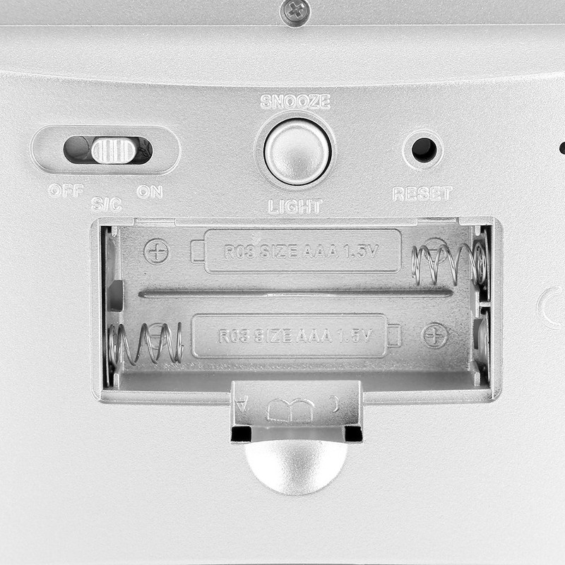 LCD Display Digital Sound Sensor Tisch Schreibtisch Wecker mit Smart
