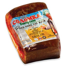 Salo, Smoked Pork Fat Back Hungarian Brand, appx. 1 lb | 16 oz, All Natural, NITRATE FREE, NITRITE FREE, MSG FREE