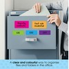 The Magnet Shop - Magnetic Dry Wipe Labels Solid Multi-Colour.