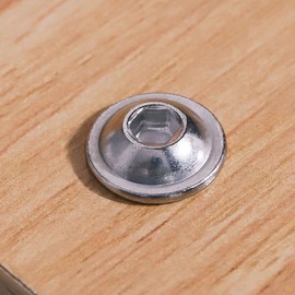 Glvaner (30 Sets) M5-0.8 x 25mm Flanged Washer Button Head Socket Cap Screws & Hex Nuts & Flat Washers, 18/8 Stainless Steel 304, Fully Threaded, Machine Coarse Thread, No Coating, Plain Finish