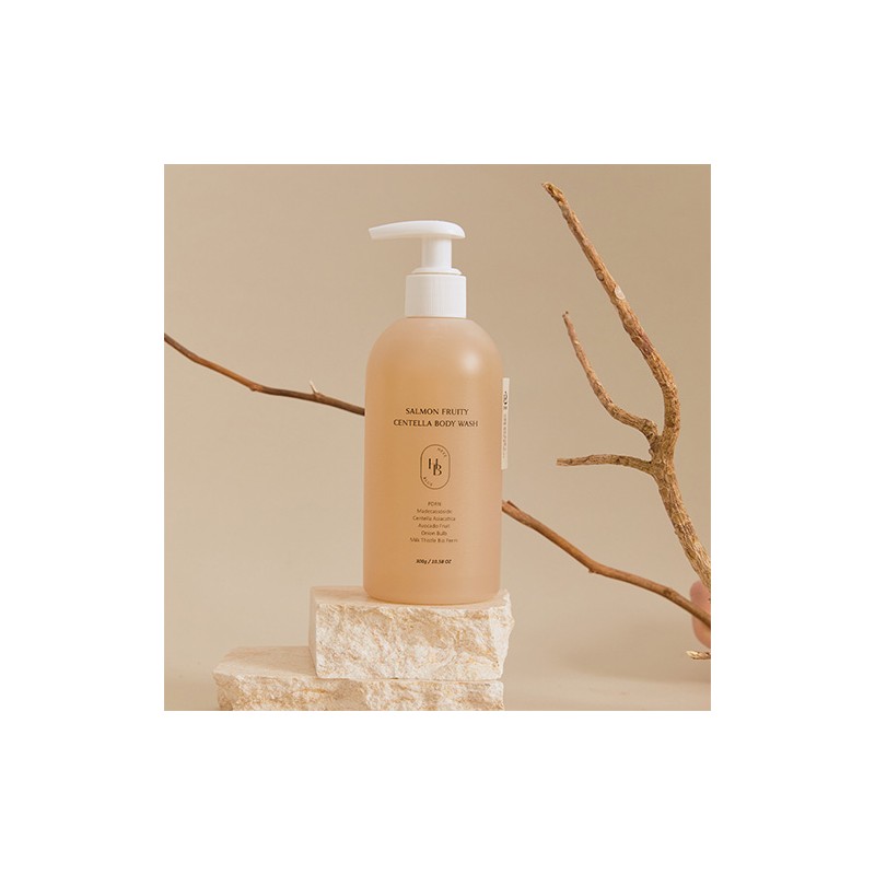 HEVEBLUE [HEVEBLUE]Salmon Fruity Centella Body Wash 300g