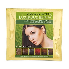 Saba Botanical Lustrous Henna All Natural Hair Color - Golden Blonde 100 grams Pkg