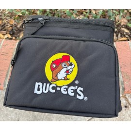 Buc-ee's Black 8 Can Capacity Insulated Lunch Box Cooler