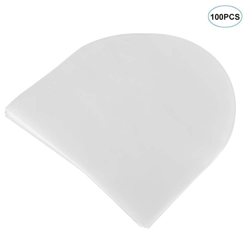 100PCS Vinyl Record Inner Sleeves, 7in Anti-Static LP Clear Vinyl