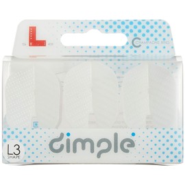 Dart Flights 1 set L Style Champagne Shape Dimple Pearl White