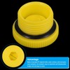 PATIKIL Retención Tapones M22x1.5, 5 Paquete PP Plástico Macho Roscado