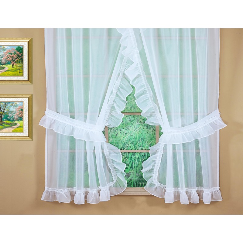 Today's Curtain, Emelia Priscilla Sheer Pair 60" W x 63"