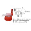 Sabeu Fluxx® AH 23/51 Outlet Tap Dosing Tap for 5-10