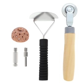 ePathChina 40mm Tungsten Steel Polishing Wheel Tire Repair Tool, with Patch Roller and Repair Scraper for Car Tire Grinding (40mm)