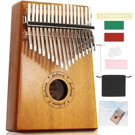 HELESIN Kalimba Thumb Piano 17 Keys, Professional Kalimba, Thumb Piano Kalimba with Learning Instruments, Kalimba Musical Instrument for Music Lovers, Children and Adults