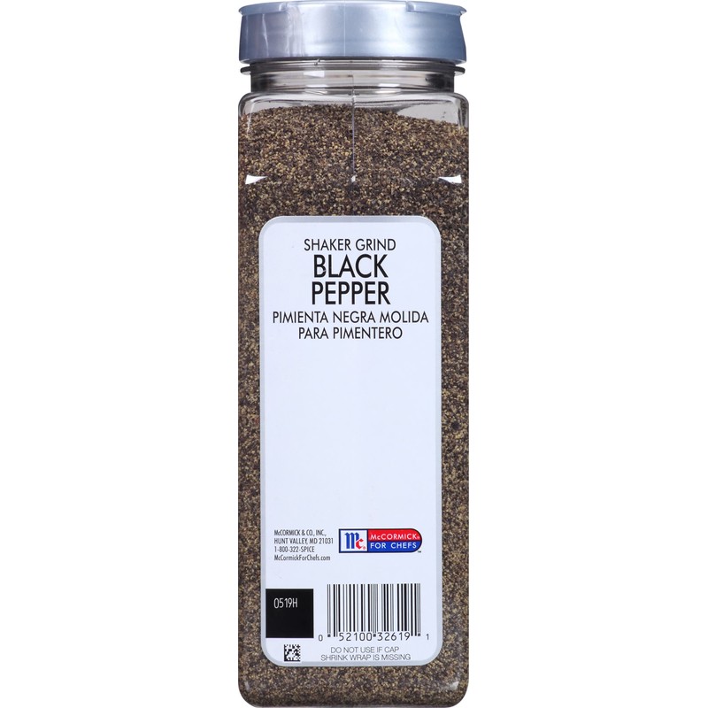 McCormick Culinary Shaker Grind Black Pepper, 16 oz - One