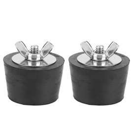 Expansion Plugs, 2PCS 1.5in Rubber Expansion Winterizing Plug for Swimming Pool Spa Pipework Winter Fittings Used as Pipe Plugs to Plug Skimmers