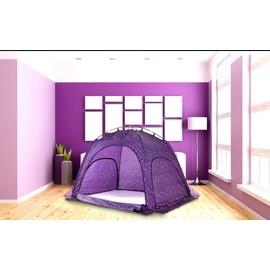 Adan Warm Cozy Sleep, Privacy Tent on Bed for Warm,Indoor Privacy and Play Tent on Bed Sleep Cozy in Drafty Room(Purple)