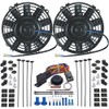 American Volt Dual Reversible 12V Electric Engine Radiator Cooling Fan