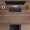BLESWIN Clear Desk Mat, Transparent Writing Desk Mat, Durable Waterproof