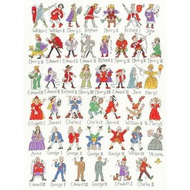 Bothy Threads Cross Stitch Kit - Kings and Queens