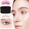 Black Eyelash Stamps Tool, False Eyelashes Silicone, L+R Double Sided