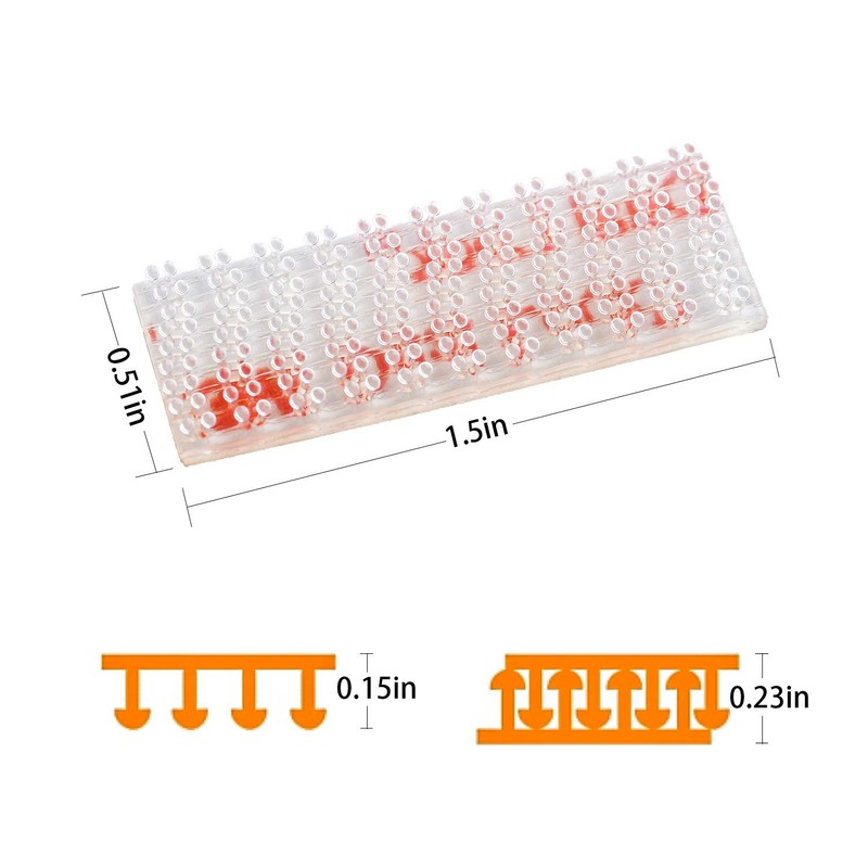 YiePhiot EZ Pass/IPass/IZoom/SunPass Mounting Strips 4 Pcs (2 Sets), Peel