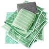 Pack of 6 Bamboo Microfibre Window Cleaning Cloths Reusable Cleaning