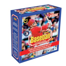 2026 Topps Heritage Baseball - Mega Box - Factory Sealed - Made in USA