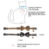 KUDES 2 Pack/Set Cat Collar Breakaway with Cute Bow Tie