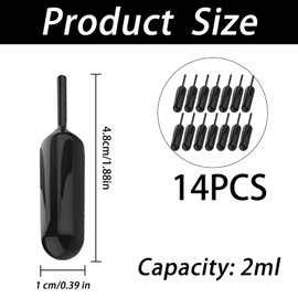 14pcs Confidential Roller Stamp Ink Refills（2ml） Address Blocker Stamp and Confidential Roller Stamp Durable Identity Theft Protection Roller Stamp for Personal Information Privacy