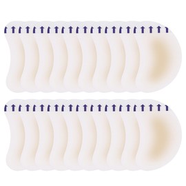 20 Stück Hydrokolloid Pflaster, Wasserdicht Gel Pflaster, Blasenpflaster Ferse Hydrokolloid Pflaster, Gel Pflaster Blasenprävention, Verhindern Fußreibung, Unsichtbar und Bequem