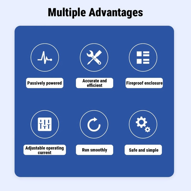 Sensing Switch, Flameproof Adjustable AC Current Sensing Switch 0.2~30A Self-Powered