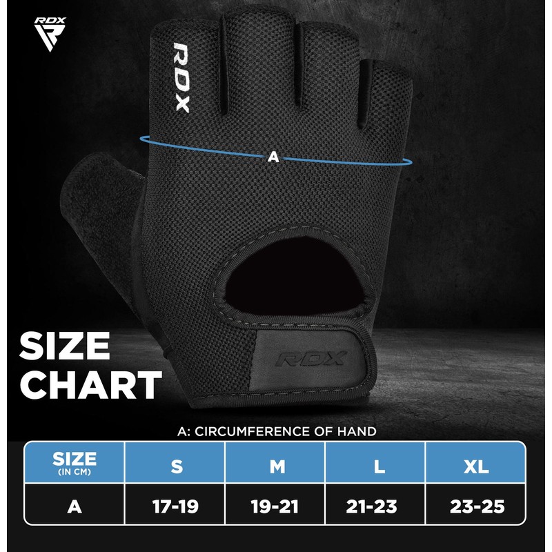 RDX Weight Lifting Gloves for Men Women Breathable Half Finger