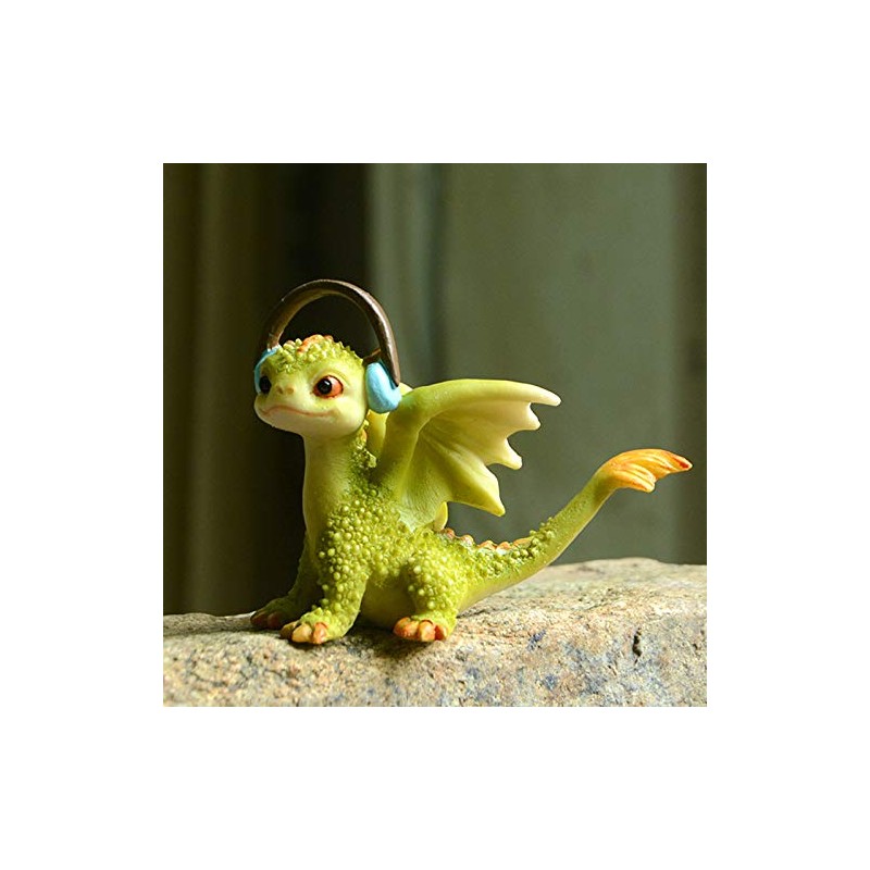 Gemmia Fairy Garden Dragon Figurine- Love Dragon