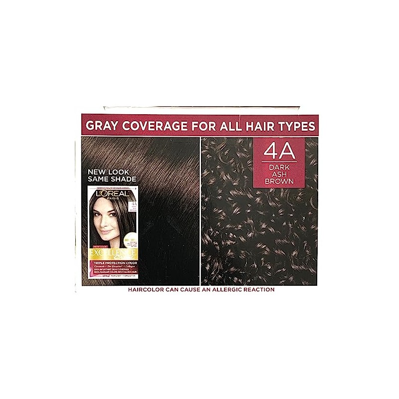 L'Oreal Paris Excellence Creme Haircolor, Light Ash Brown [6A] 1ea
