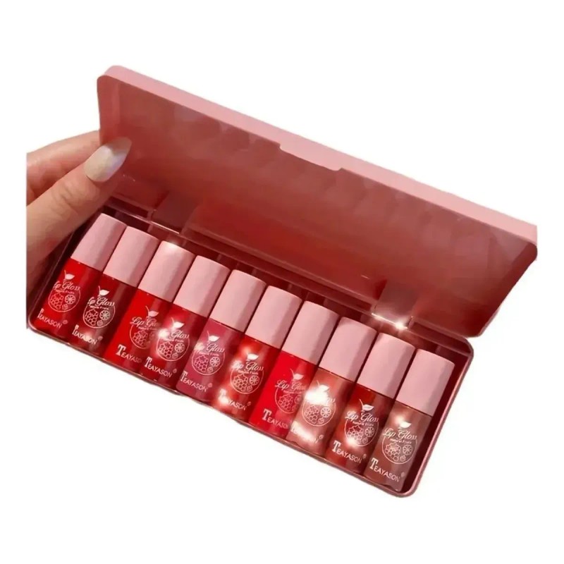 Set De 10 Brillos De Labios Y Pintalabios -j