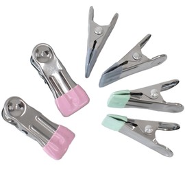 MYmama Strong Power Clip with Non-Slip Rubber Cover for Securing Resin Crafts, Embellishments, and Handicraft Supplies (Pack of 6 Power Clips)