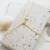 Jovialpixie 14K Gold Plated Initial Necklace for Women - Chunky