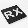 Patch Force - CrossFit RX Rubber Patch in the dimensions