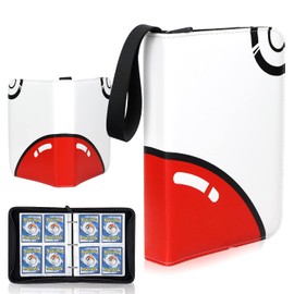 Card Binder Holder,Card Holder Book Carrying Case,Holds Up to 400 Cards-Holder Album Binder Compatible with 50 Premium 9-Pocket Pages