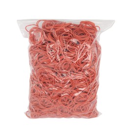 Rubber Rings Red | Stretchable | Diameter 70 mm, 1 mm Thickness, 500 g Bag [Other Variants Available on Offer] | Rubber Bands | Household Rubber Bands for Bundling, Fixing or Crafts