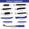 11 Pcs Auto Trim Removal Tool Kit, Metal Pry Tool