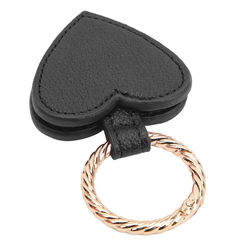 Magnetic Hat Clip Portable PU Leather Heart Shaped Magnetic Hat