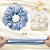 IRIYULI Silk Scrunchie, 1.4 inches (3.5 cm), 24 Colors, 100%