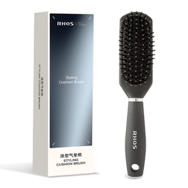 RHOS Hair Brush, Men's Comb, Paddle Brush, Styling, Anti-Static, Prevents Hair Loss, Tangle-Free, Improves Hair Quality, Suitable for Men