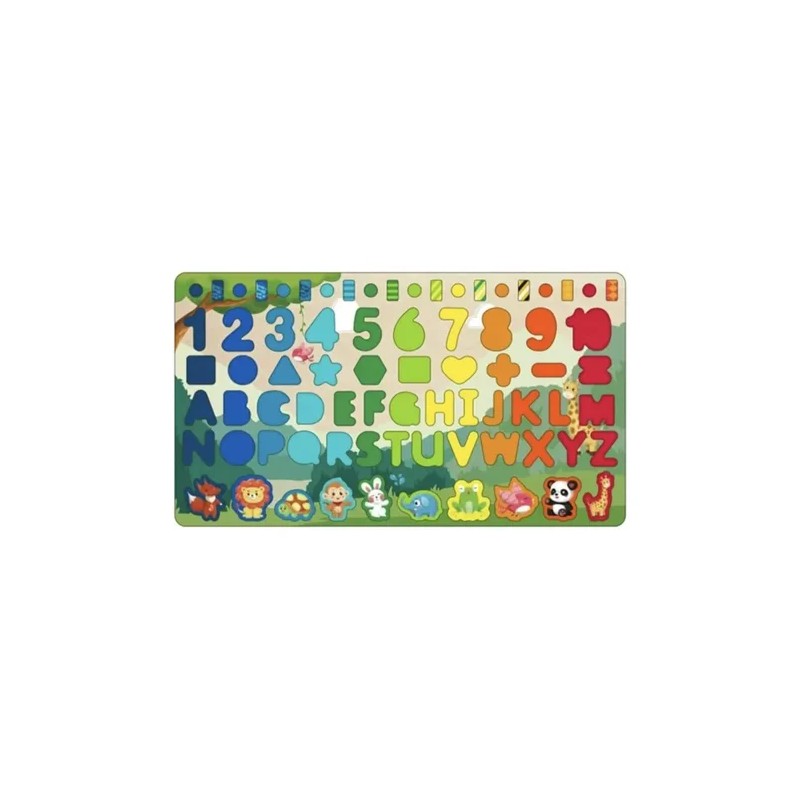 Tablero Multi-juegos De Madera Montessori Aprendizaje Pesca